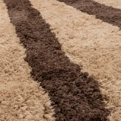 Vloerkleden|Wollen Vloerkleden-WOOOD Fafa Vloerkleed Natural, Brown