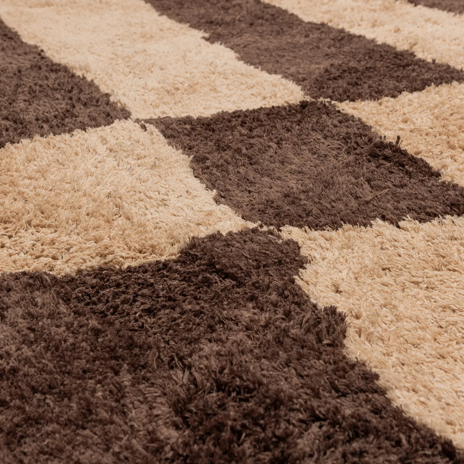 Vloerkleden|Wollen Vloerkleden-WOOOD Fafa Vloerkleed Natural, Brown