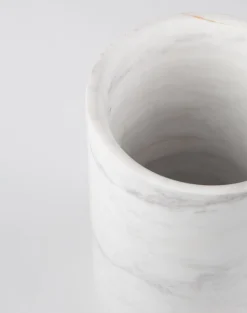 Vazen & Potten-Zuiver Fajen Marble Vaas White