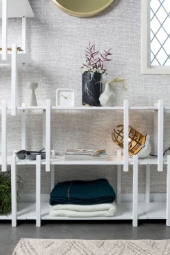 Vazen & Potten-Zuiver Fajen Marble Vaas Black