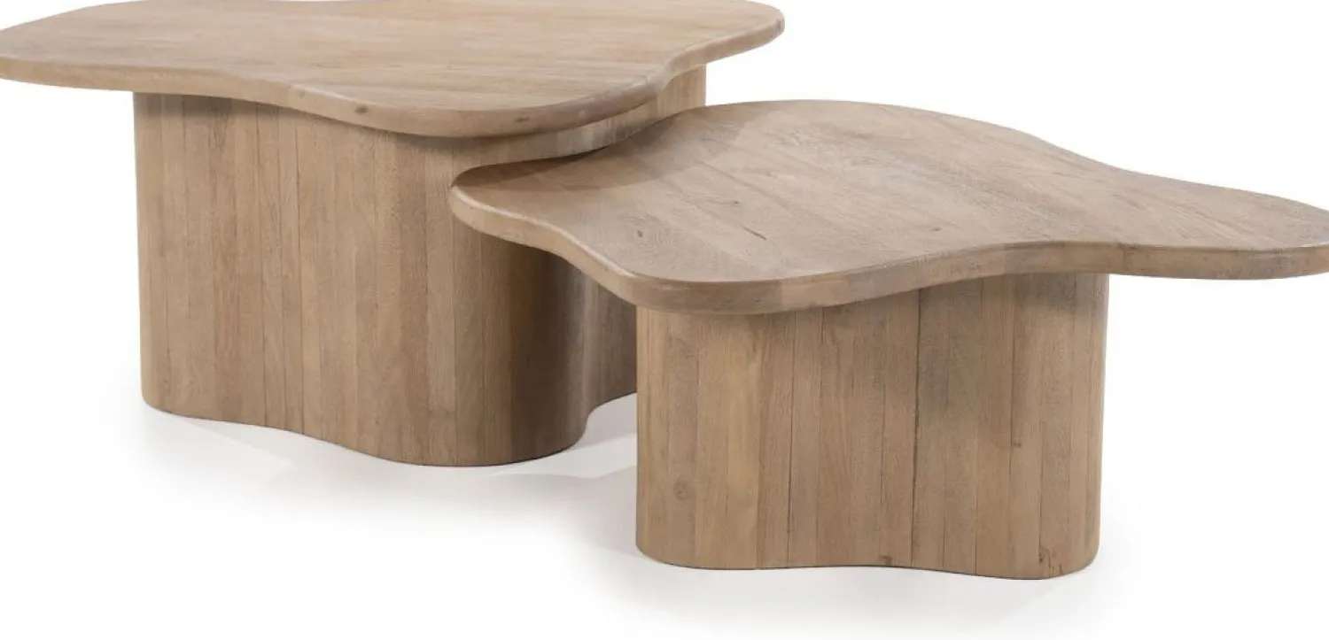 Organische Salontafels-By Boo Fall Salontafelset Natural