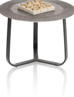 Ronde Salontafels-XOOON Falun Salontafel Zilver
