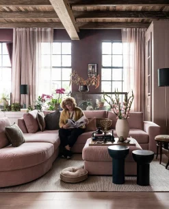 Elementenbanken-vtwonen Family Hoek Elementenbank Pink