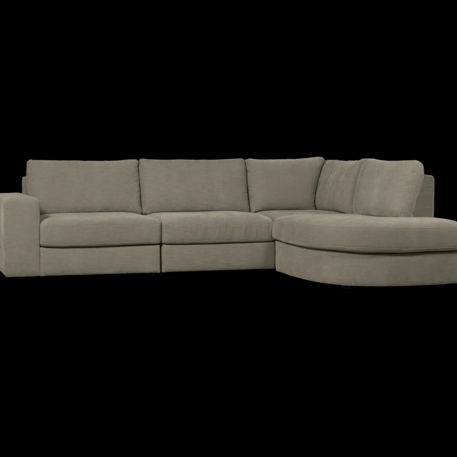 Hoekbanken-vtwonen Family Hoekbank Warm Grey