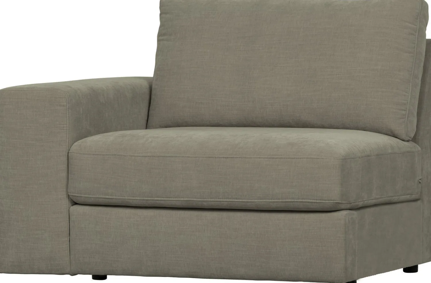 Elementenbanken-vtwonen Family 1-zits met arm links Elementenbank Warm Grey