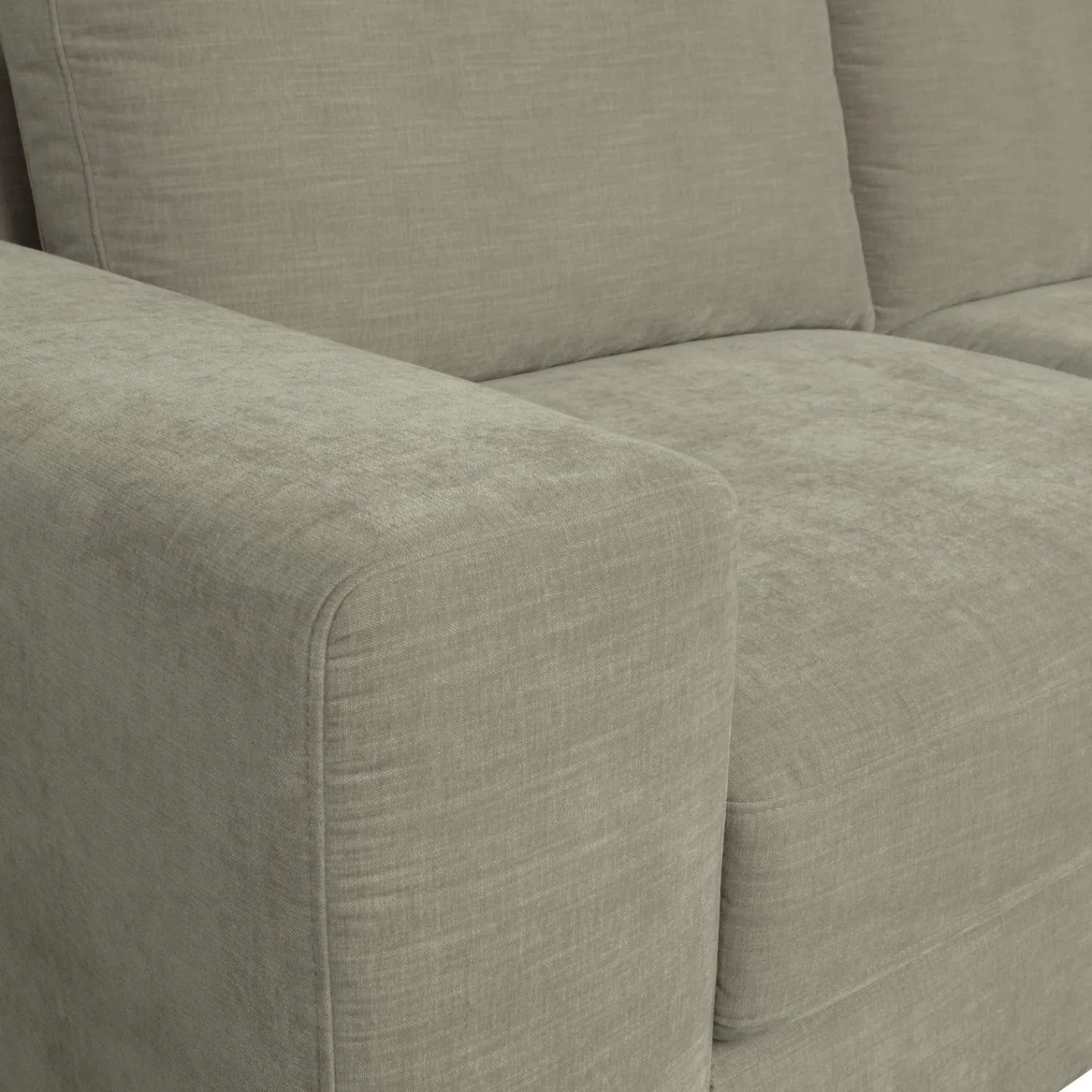 Elementenbanken-vtwonen Family 1-zits met arm links Elementenbank Warm Grey