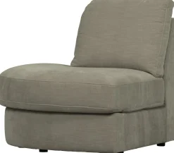 Elementenbanken-vtwonen Family 1-zits ronde hoek links Elementenbank Warm Grey