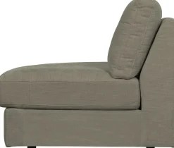 Elementenbanken-vtwonen Family 1-zits ronde hoek links Elementenbank Warm Grey