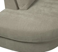 Elementenbanken-vtwonen Family 1-zits ronde hoek links Elementenbank Warm Grey