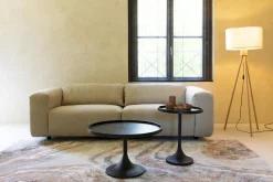 Houten Vloerlampen|Vloerlampen-Zuiver Fan Bamboo Vloerlamp Naturel
