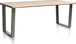 Rechthoekige Eettafels-XOOON Faneur Eettafel naturel