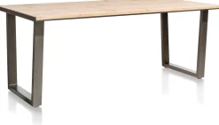 Rechthoekige Eettafels-XOOON Faneur Eettafel naturel