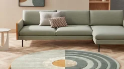 Vloerkleden|Wollen Vloerkleden-Brinker Carpets Fano Girare Vloerkleed Green