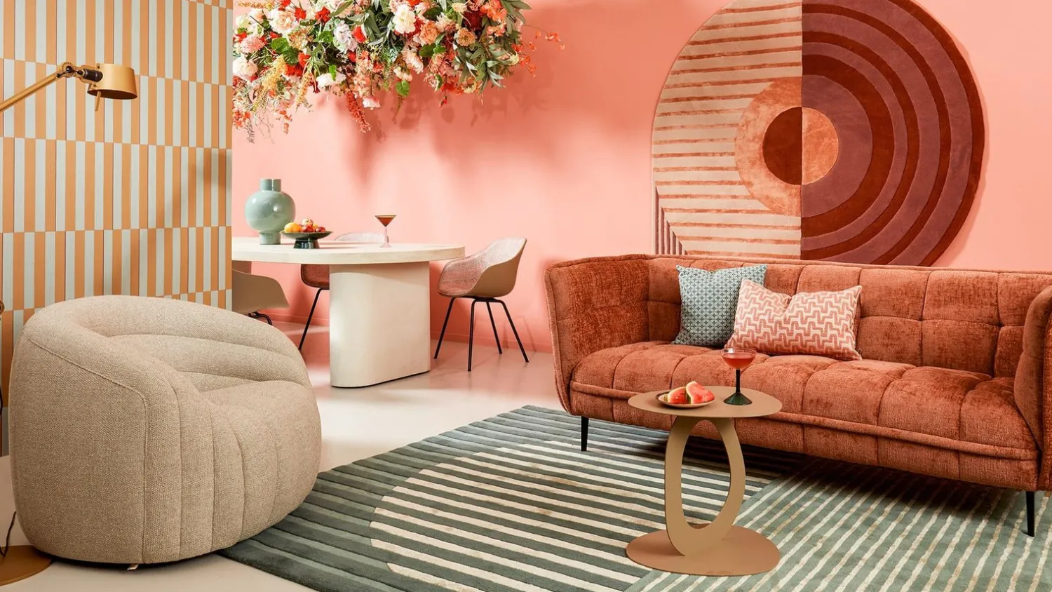 Vloerkleden|Wollen Vloerkleden-Brinker Carpets Fano Girare Vloerkleed Lychee