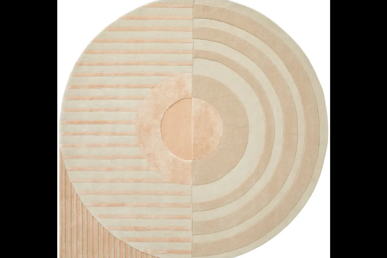 Vloerkleden|Wollen Vloerkleden-Brinker Carpets Fano Girare Vloerkleed White Beige