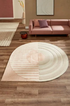 Vloerkleden|Wollen Vloerkleden-Brinker Carpets Fano Girare Vloerkleed White Beige
