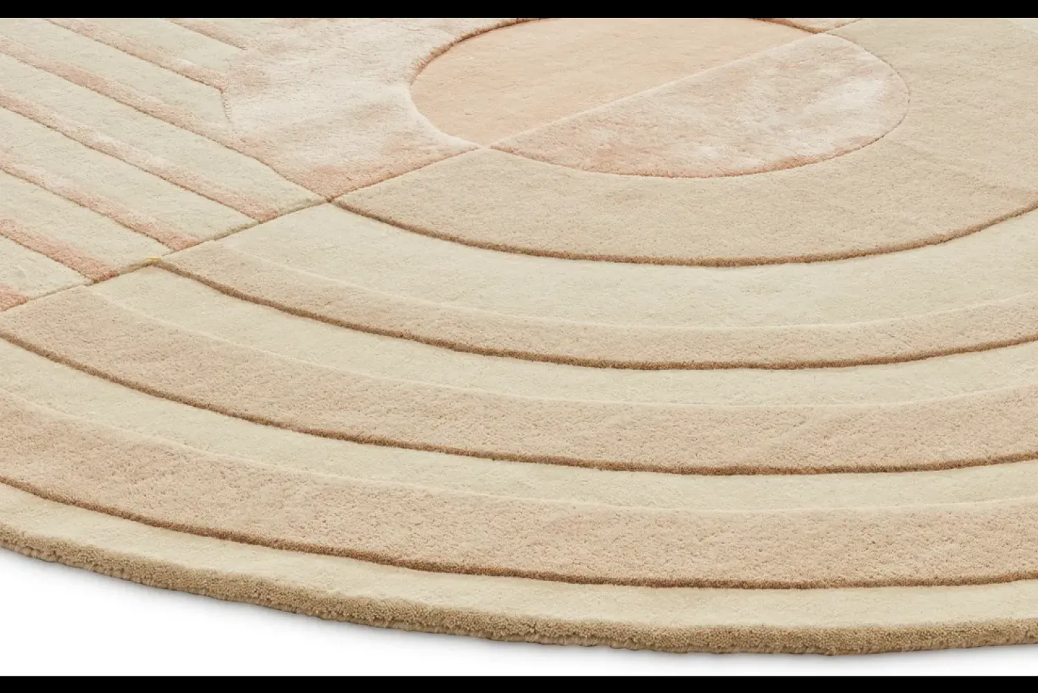 Vloerkleden|Wollen Vloerkleden-Brinker Carpets Fano Girare Vloerkleed White Beige