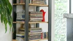 Boekenkasten-Henders en Hazel Farmland Boekenkast Railway Brown