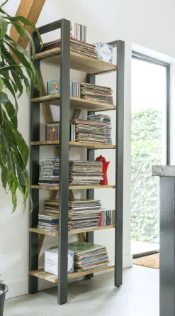 Boekenkasten-Henders en Hazel Farmland Boekenkast Railway Brown