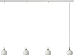 Hanglampen|Hanglampen-Lucide Favori Hanglamp Wit, Goud