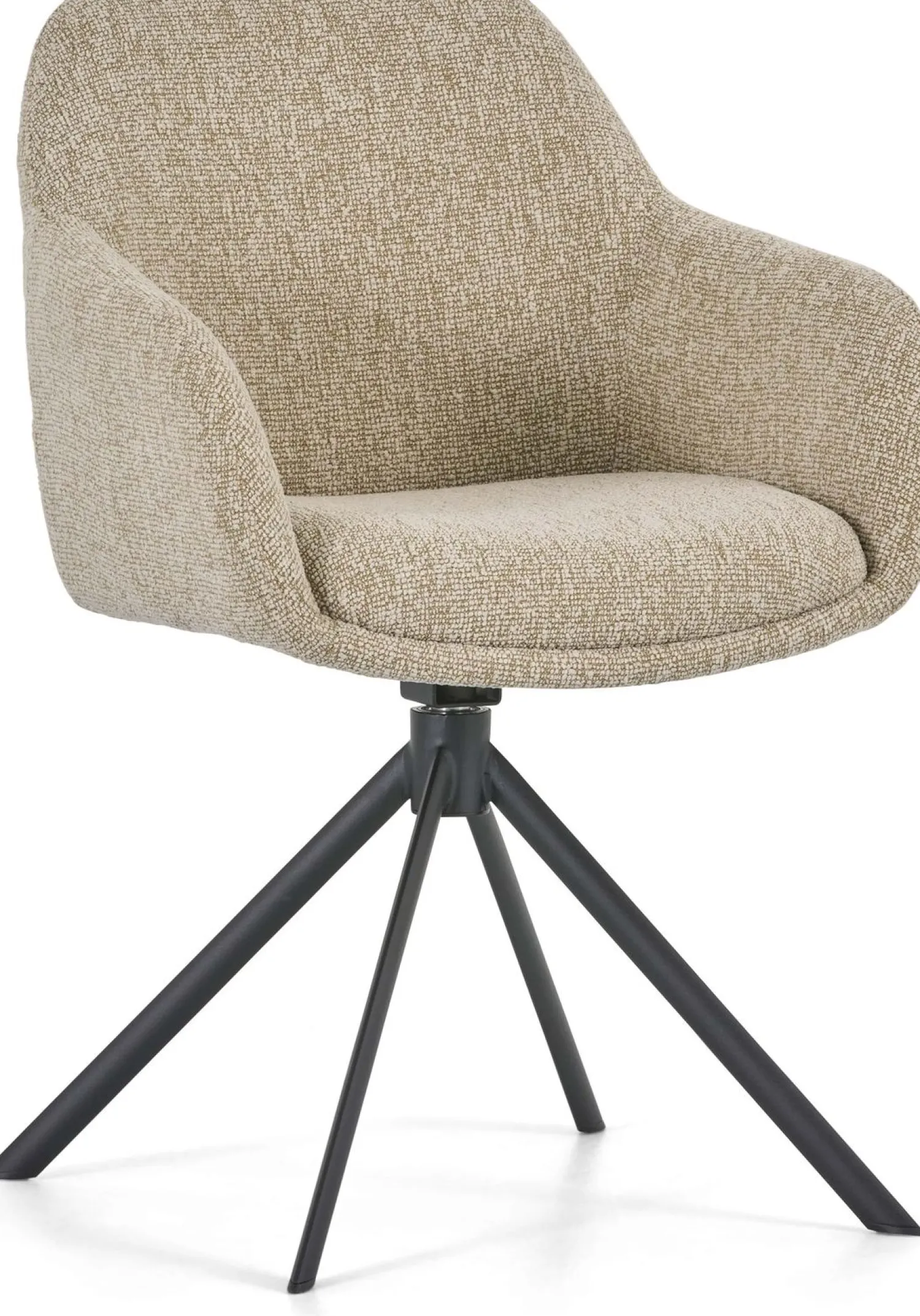 Eetkamerstoelen Met Armleuning-Montèl Fay Eetkamerstoel Sand