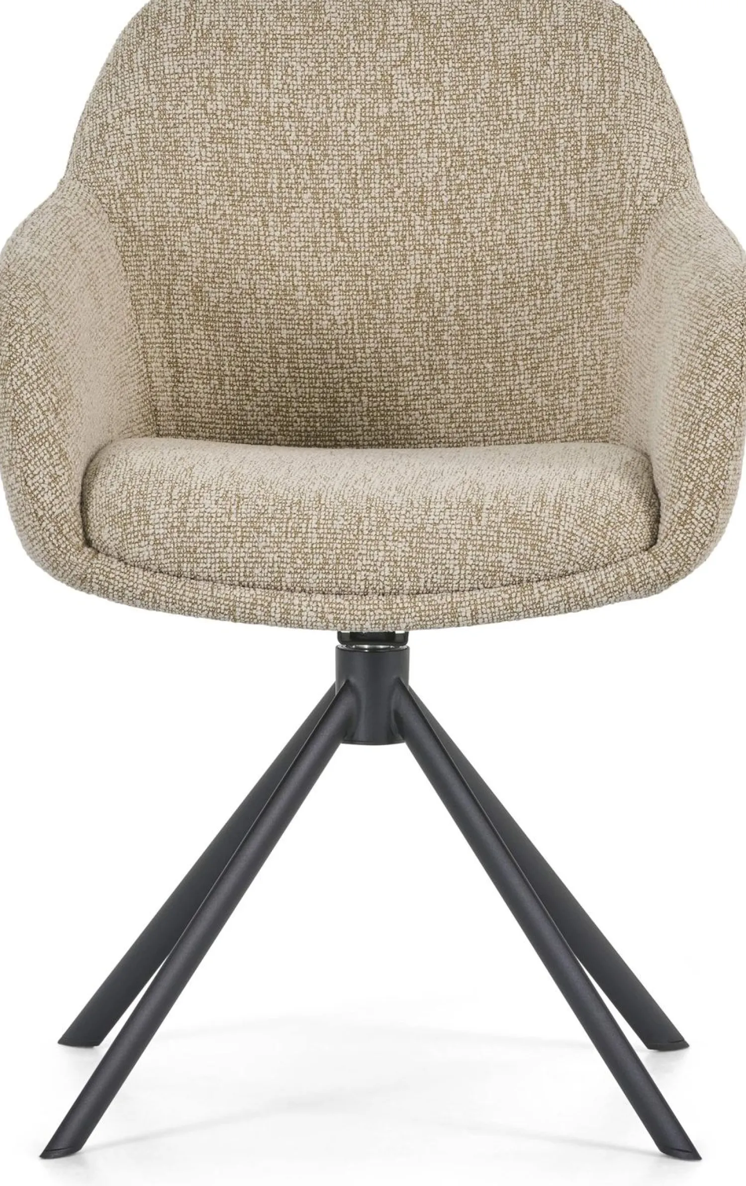 Eetkamerstoelen Met Armleuning-Montèl Fay Eetkamerstoel Sand