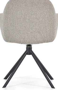 Eetkamerstoelen Met Armleuning-Montèl Fay Eetkamerstoel Beige