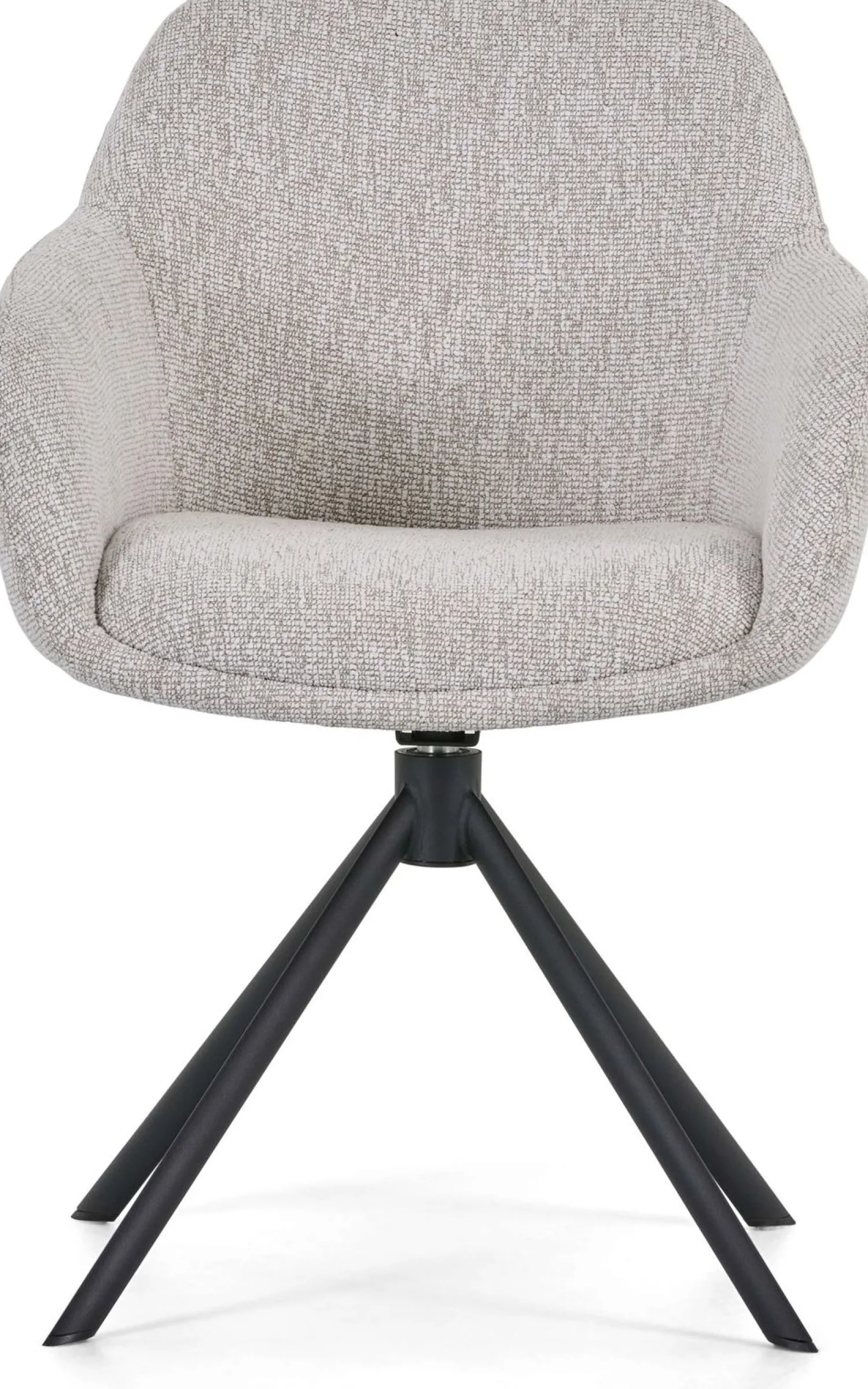 Eetkamerstoelen Met Armleuning-Montèl Fay Eetkamerstoel Linnen