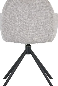 Eetkamerstoelen Met Armleuning-Montèl Fay Eetkamerstoel Linnen