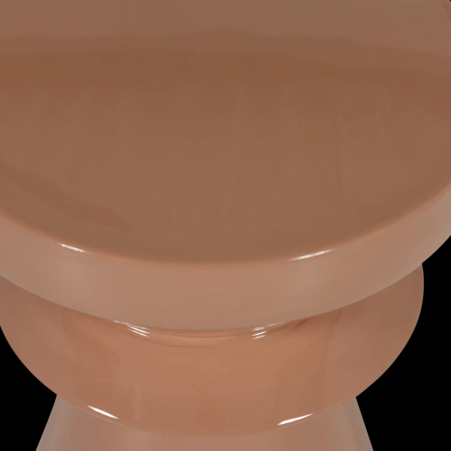 Ronde Bijzettafels-WOOOD Fedde Bijzettafel Roze