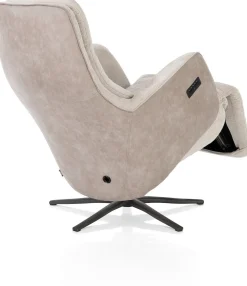 Draaifauteuils|Relaxfauteuils-Henders en Hazel Felino Incl. Accu Relaxfauteuil Kiezel