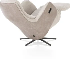 Draaifauteuils|Relaxfauteuils-Henders en Hazel Felino Incl. Accu Relaxfauteuil Kiezel