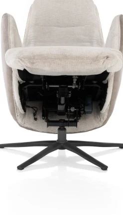 Draaifauteuils|Relaxfauteuils-Henders en Hazel Felino Incl. Accu Relaxfauteuil Kiezel