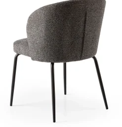 Eetkamerstoelen Zonder Armleuning-Feelings Wonen Femke Eetkamerstoel Antraciet