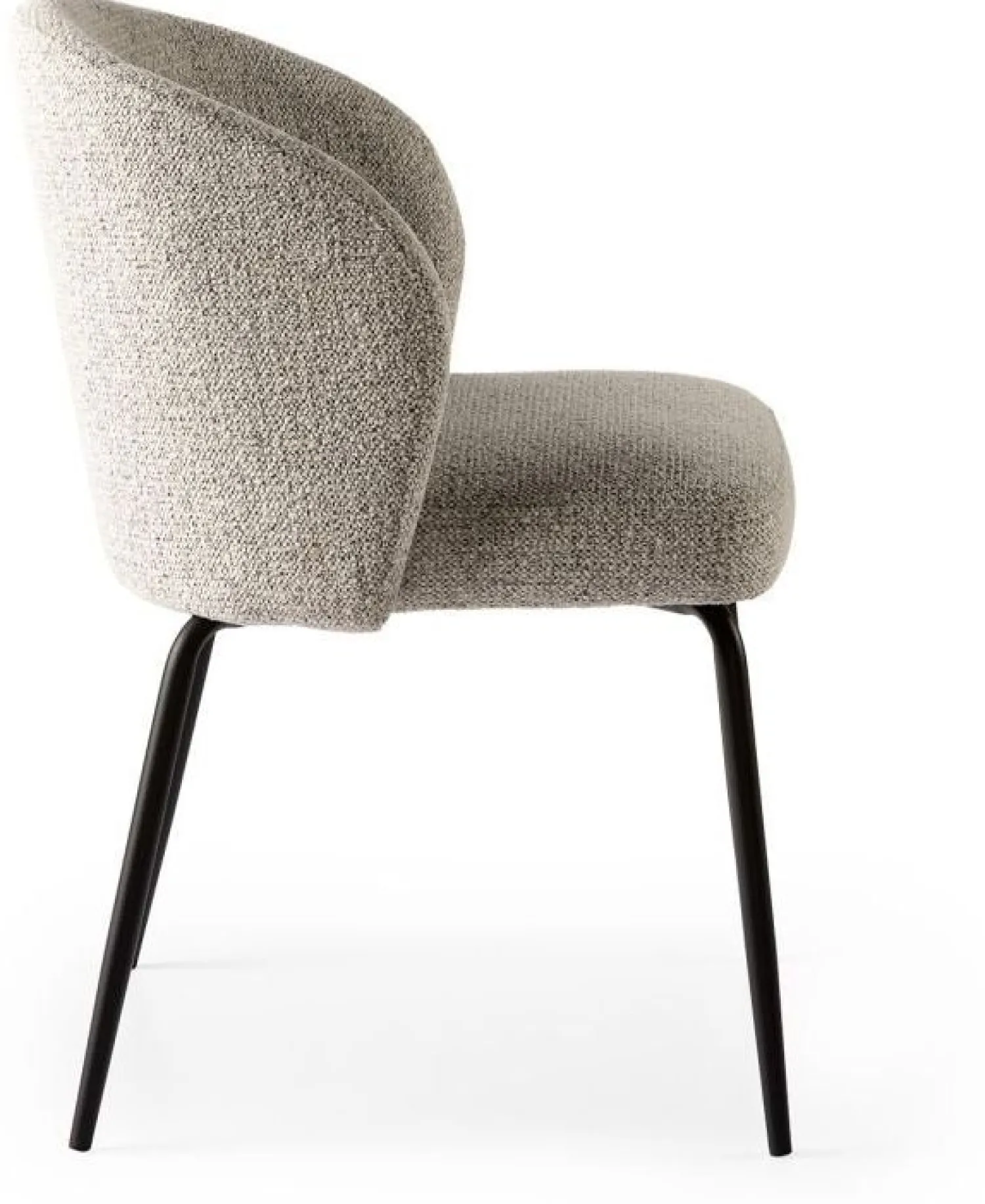 Eetkamerstoelen Zonder Armleuning-Feelings Wonen Femke Eetkamerstoel Grey Camel