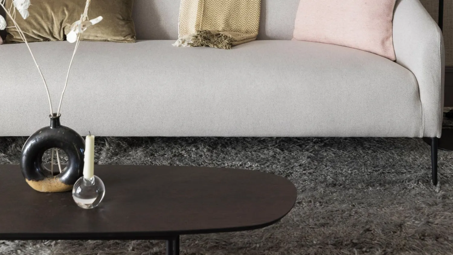 Houten Salontafels|Ovale Salontafels-Eijerkamp Collectie Fender Salontafel Smoked Brown