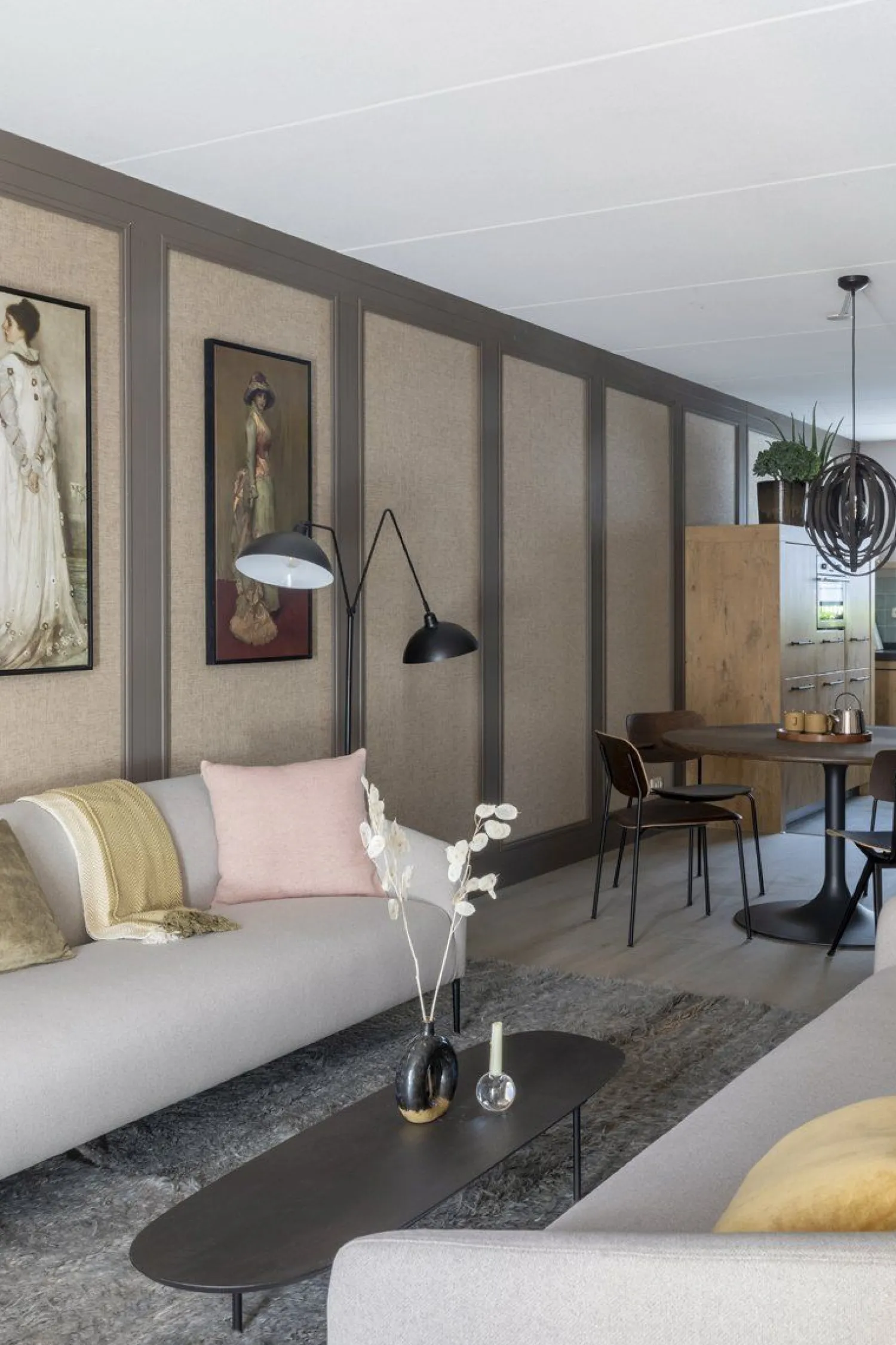 Houten Salontafels|Ovale Salontafels-Eijerkamp Collectie Fender Salontafel Smoked Brown