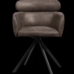 Eetkamerstoelen Met Armleuning-WOOOD Fenne Eetkamerstoel Black, Grey