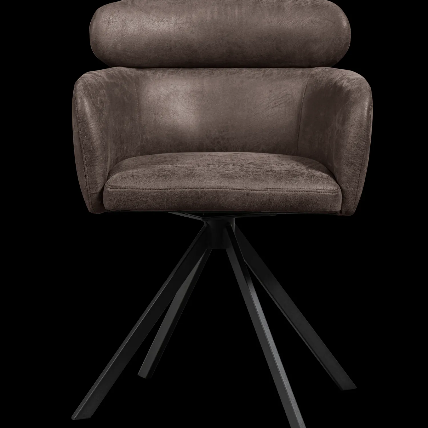 Eetkamerstoelen Met Armleuning-WOOOD Fenne Eetkamerstoel Black, Grey