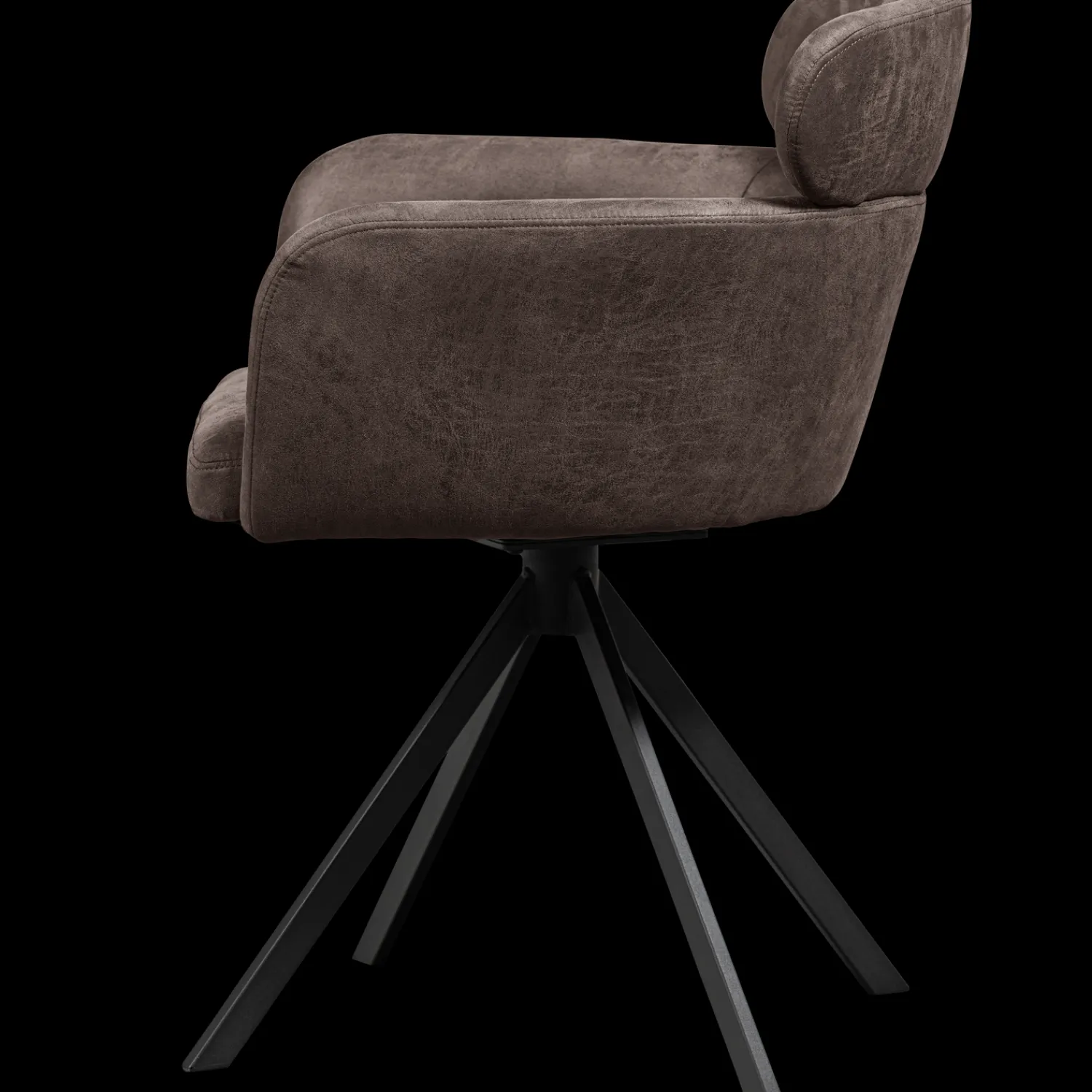 Eetkamerstoelen Met Armleuning-WOOOD Fenne Eetkamerstoel Black, Grey