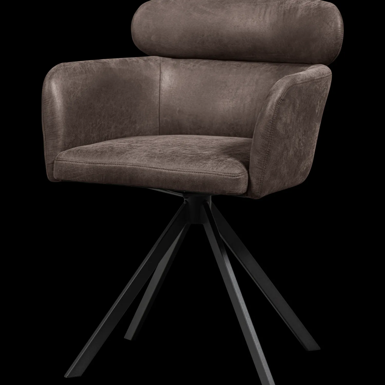 Eetkamerstoelen Met Armleuning-WOOOD Fenne Eetkamerstoel Black, Grey