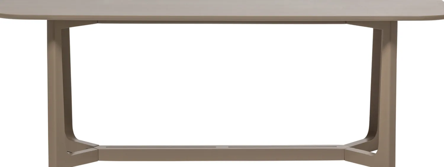 Houten Eettafels-WOOOD Ferion Eettafel Mud