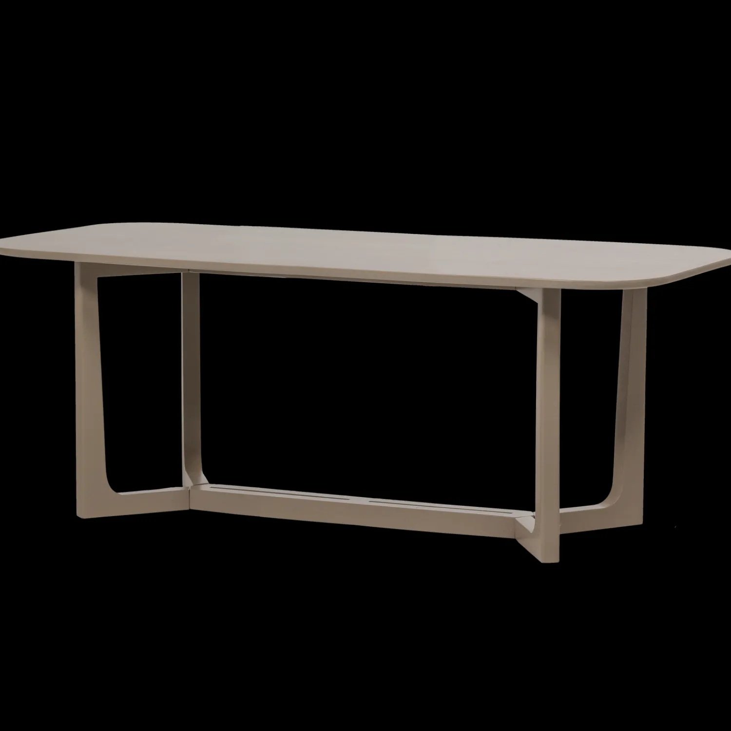 Houten Eettafels-WOOOD Ferion Eettafel Mud