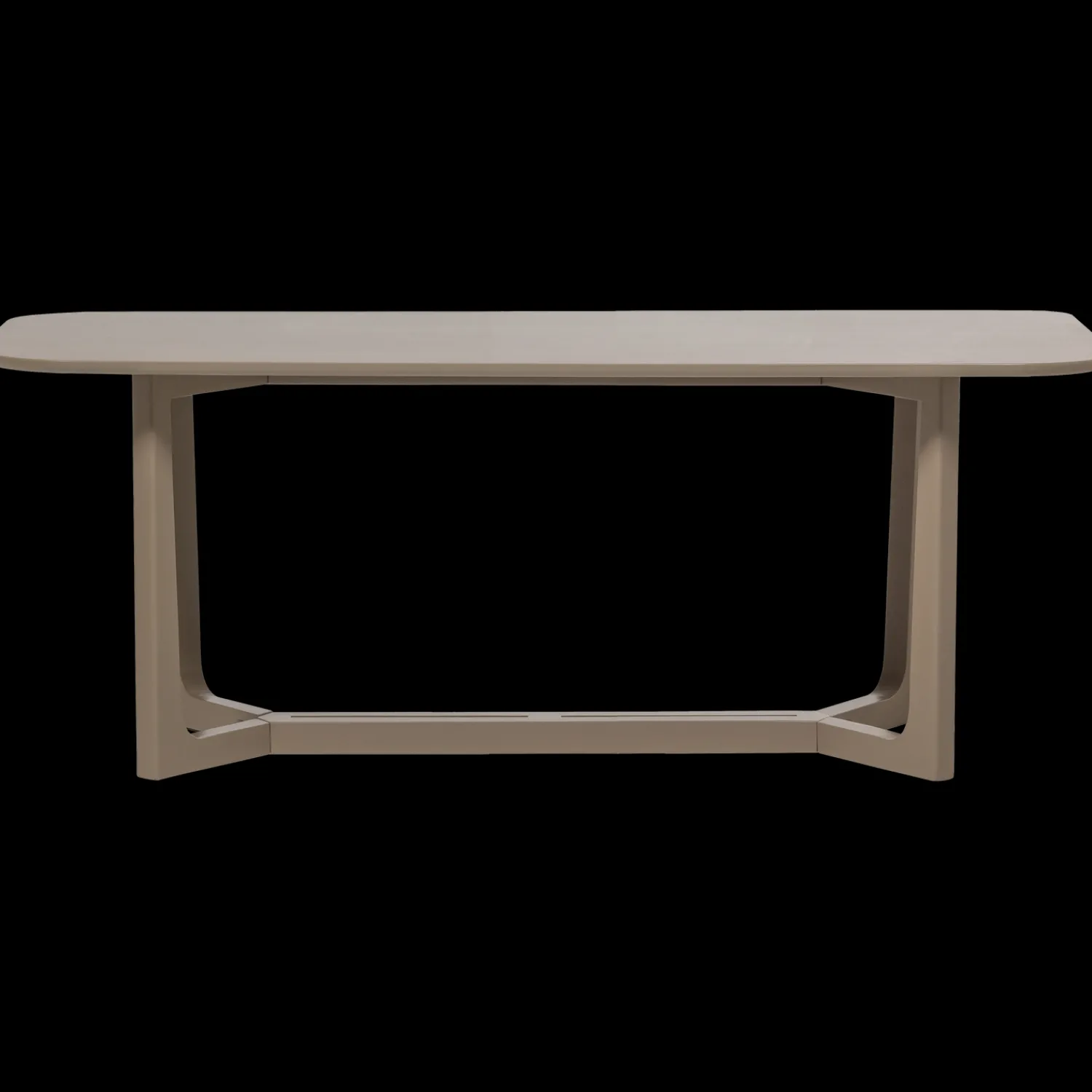 Houten Eettafels-WOOOD Ferion Eettafel Mud