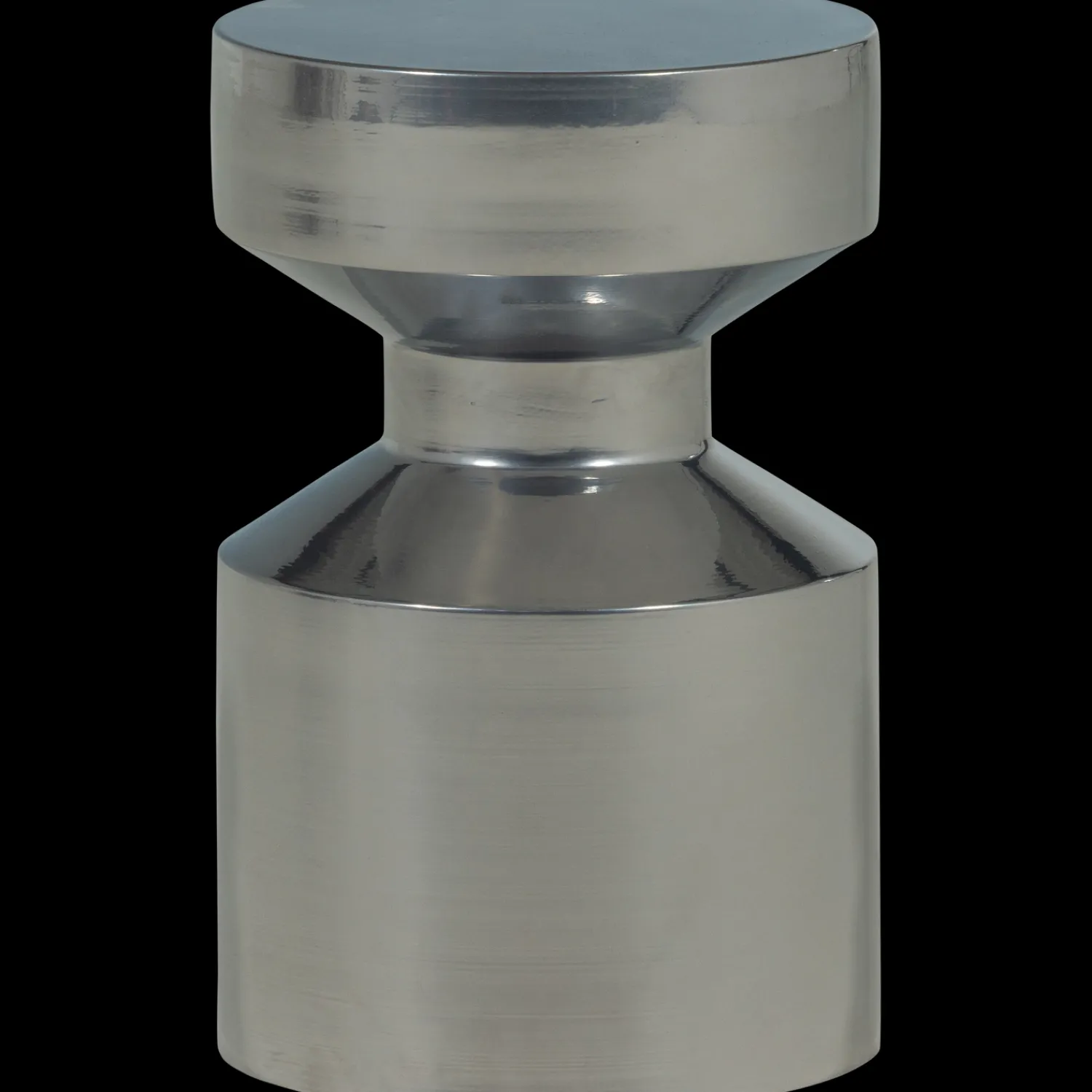 Ronde Bijzettafels-WOOOD Ferry Bijzettafel Chrome