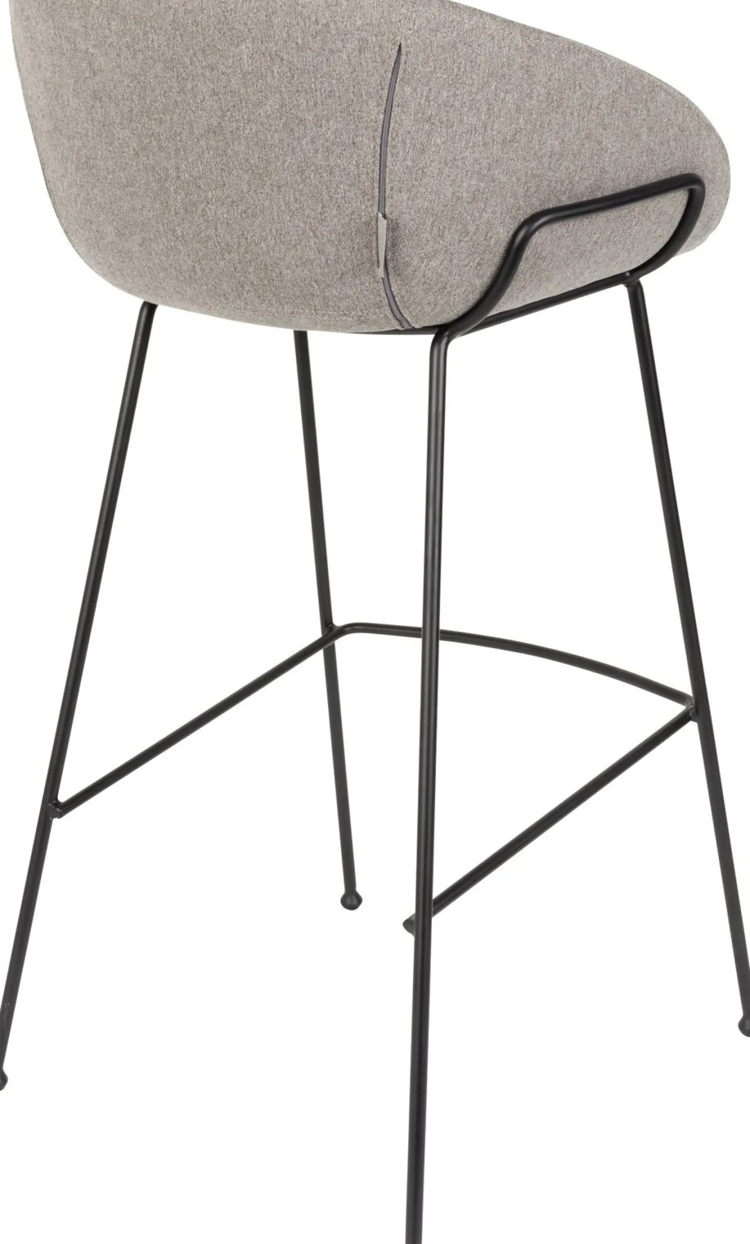 Stoffen Barkrukken|Barkrukken Met Armleuning-Zuiver Feston (set van 2) Barkruk Fab Grey