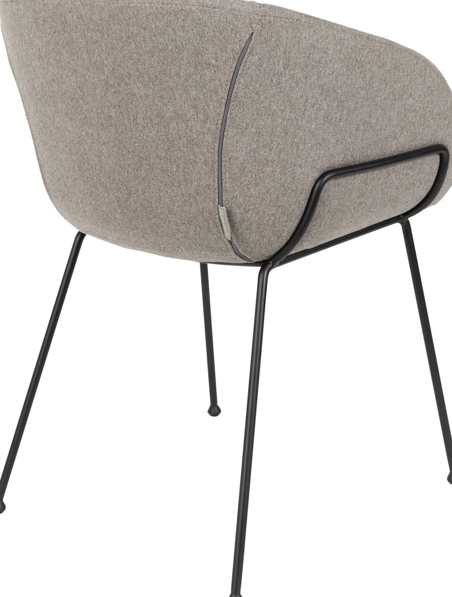 Kuipstoelen|Eetkamerstoelen Met Armleuning-Zuiver Feston (set van 2) Eetkamerstoel Grey