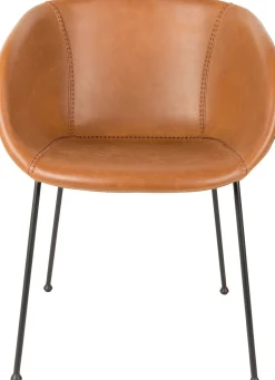 Kuipstoelen|Eetkamerstoelen Met Armleuning-Zuiver Feston (set van 2) Eetkamerstoel Brown