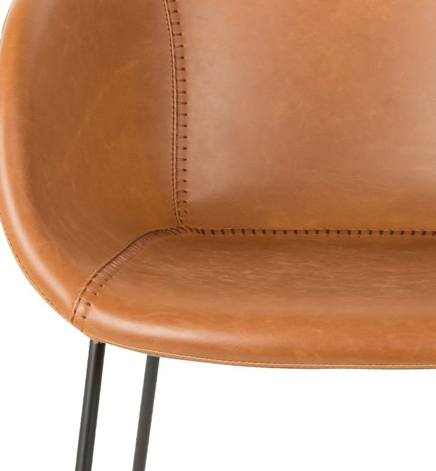 Kuipstoelen|Eetkamerstoelen Met Armleuning-Zuiver Feston (set van 2) Eetkamerstoel Brown
