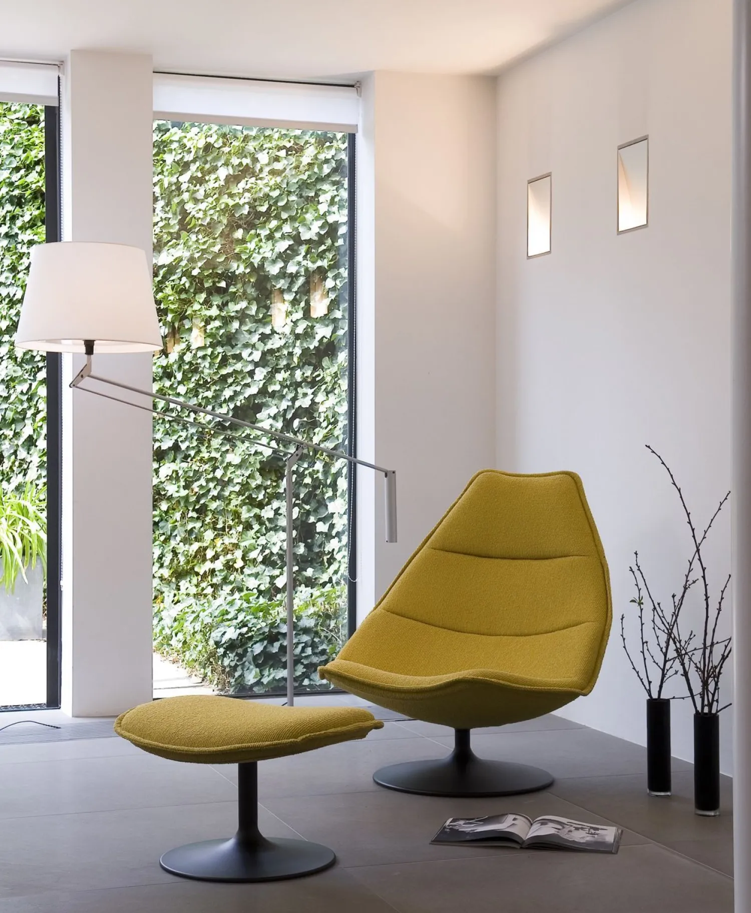 Design Fauteuils-Artifort F584-F585-F586 Fauteuil Zwart
